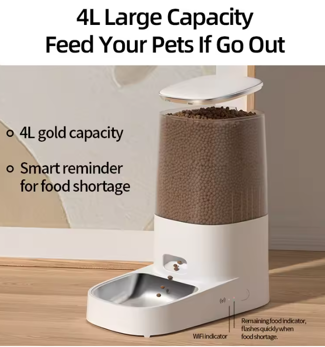 Automatic dog feeder with schedule timer
