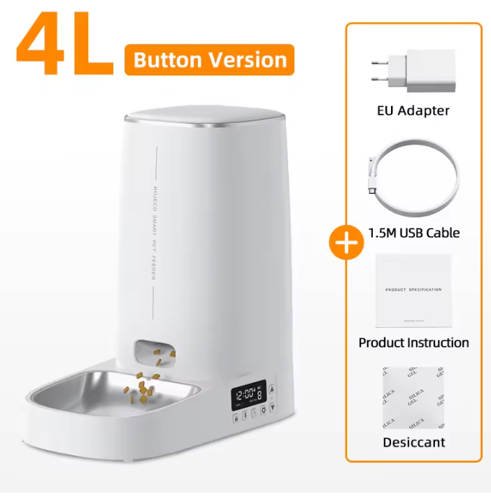 Automatic dog feeder with schedule timer
